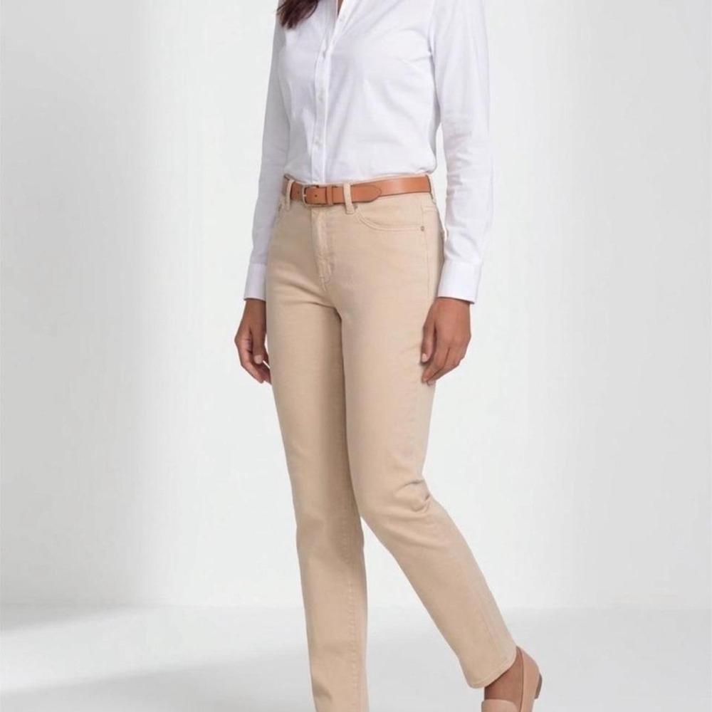 Style & Co. Beige/Khaki Straight Leg Jeans Size 10